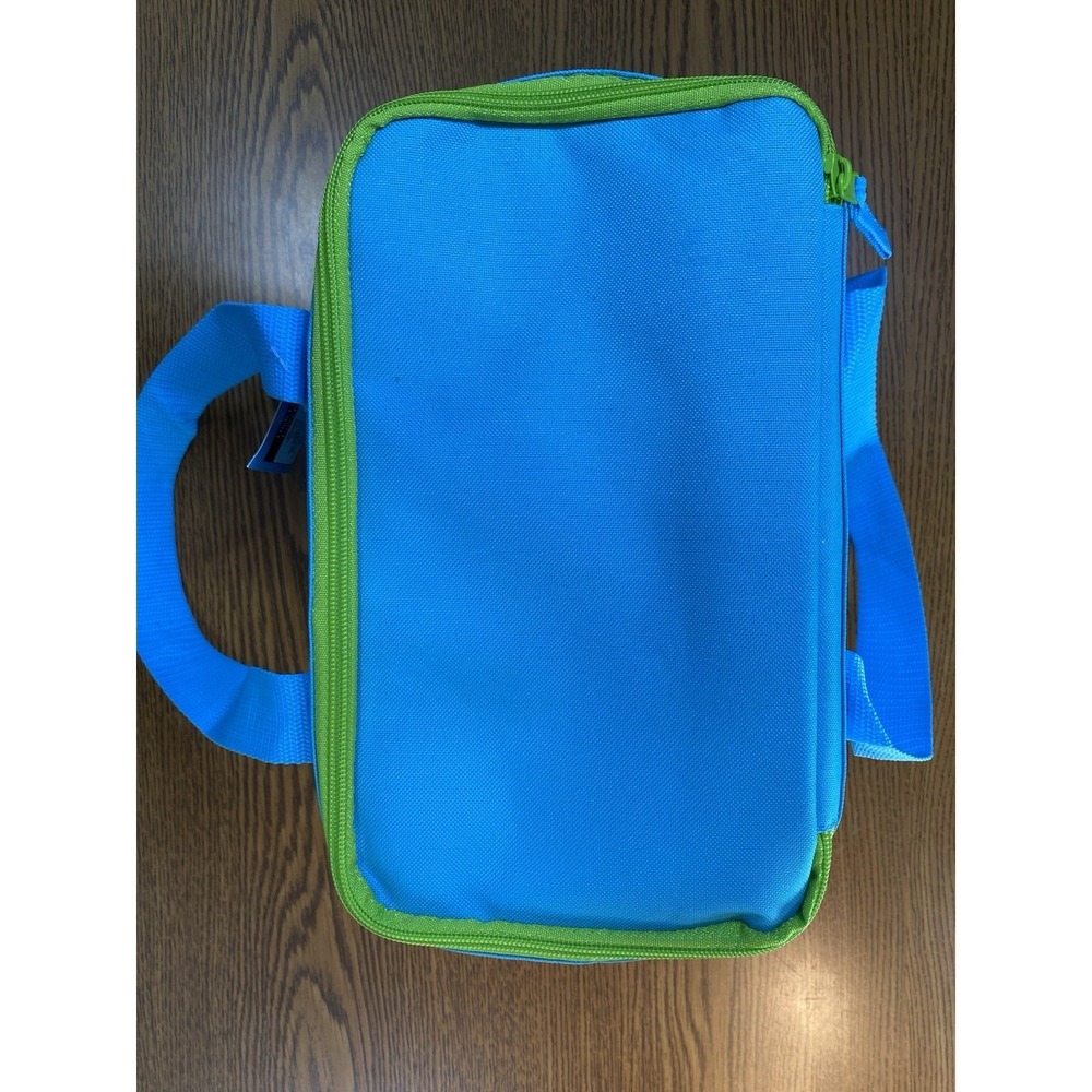 Trader Joes Mini Insulated Bag Blue Limited Edition Palm Tree Volkswagen Hippie - Picture 6 of 10
